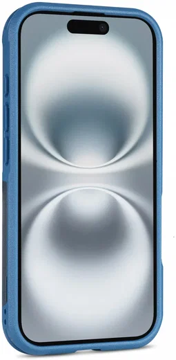 Apple iPhone 16 Hoesje Dual-Layer Hybride Back Cover met MagSafe Blauw afbeelding 8