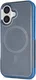 Apple iPhone 16 Hoesje Dual-Layer Hybride Back Cover met MagSafe Blauw afbeelding 14