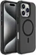 Apple iPhone 16 Pro Hoesje Dual-Layer Hybride Back Cover met MagSafe Zwart