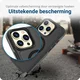 Apple iPhone 16 Pro Max Hoesje Dual-Layer Hybride Back Cover met MagSafe Zwart afbeelding 3