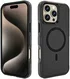 Apple iPhone 16 Pro Max Hoesje Dual-Layer Hybride Back Cover met MagSafe Zwart afbeelding 11