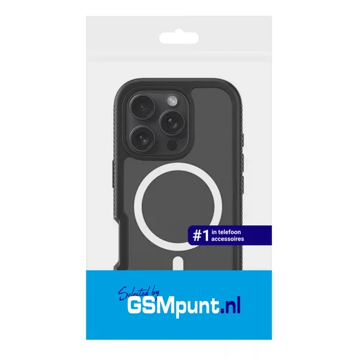 Apple iPhone 16 Pro Hoesje Full Protect 360° Cover met MagSafe Zwart afbeelding 12