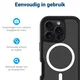 Apple iPhone 16 Pro Hoesje Full Protect 360° Cover met MagSafe Zwart afbeelding 8