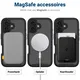 Apple iPhone 16 Plus Hoesje Full Protect 360° Cover met MagSafe Zwart afbeelding 3