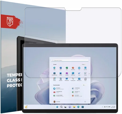 Rosso Microsoft Surface Pro 8 / Pro 9 / Pro X 9H Tempered Glass Screen Protector afbeelding 1
