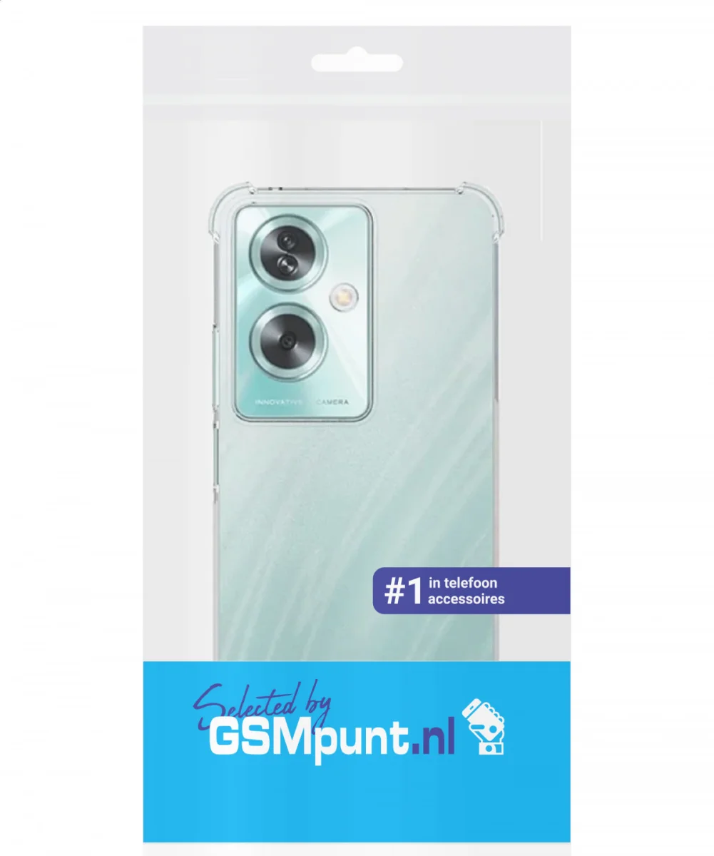 Oppo A79 Hoesje Schokbestendig en Dun TPU Back Cover Transparant afbeelding 10
