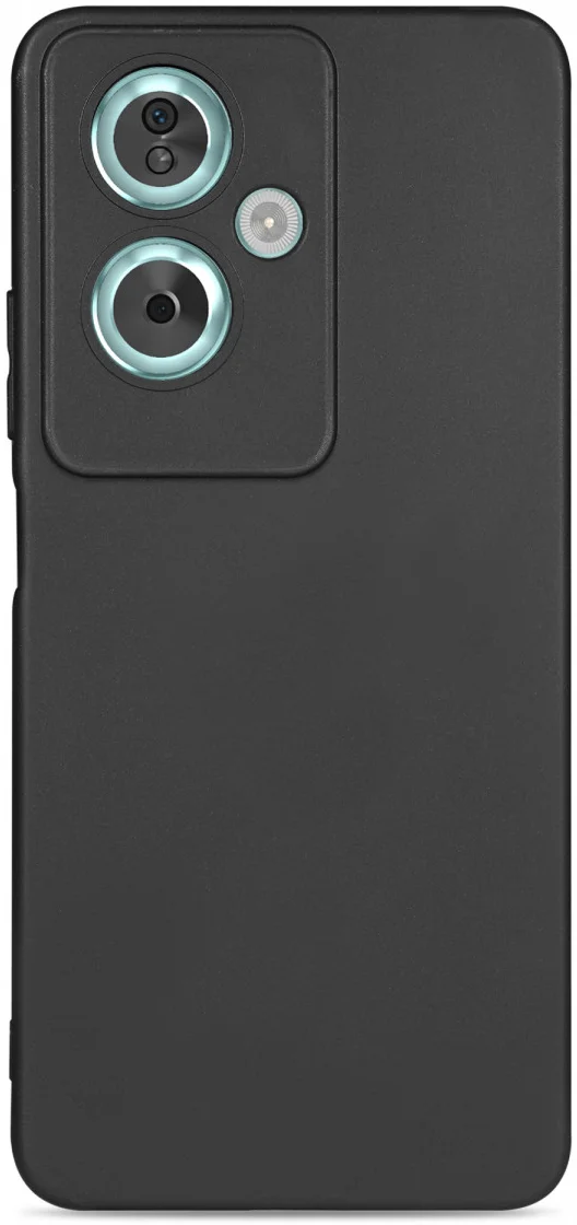 Oppo A79 Hoesje Dun TPU Back Cover Zwart afbeelding 2