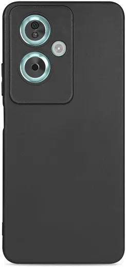 Oppo A79 Hoesje Dun TPU Back Cover Zwart afbeelding 2