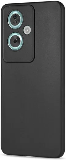 Oppo A79 Hoesje Dun TPU Back Cover Zwart afbeelding 4