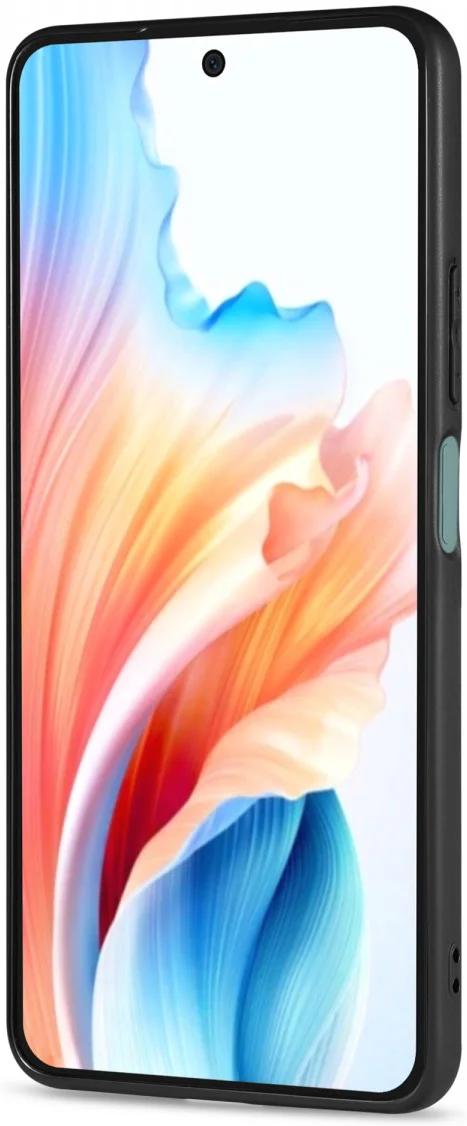 Oppo A79 Hoesje Dun TPU Back Cover Zwart afbeelding 5