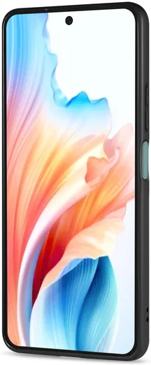 Oppo A79 Hoesje Dun TPU Back Cover Zwart afbeelding 5