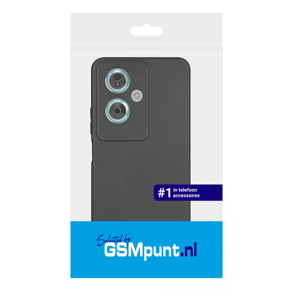 Oppo A79 Hoesje Dun TPU Back Cover Zwart afbeelding 7