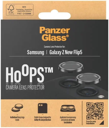 PanzerGlass Hoops Rings Samsung Galaxy Z Flip 6 Camera Lens Protector Glas afbeelding 2