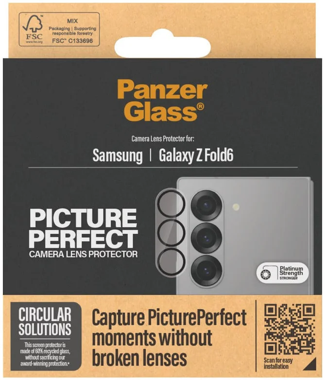PanzerGlass PicturePerfect Samsung Galaxy Z Fold 6 Camera Protector Glas afbeelding 4