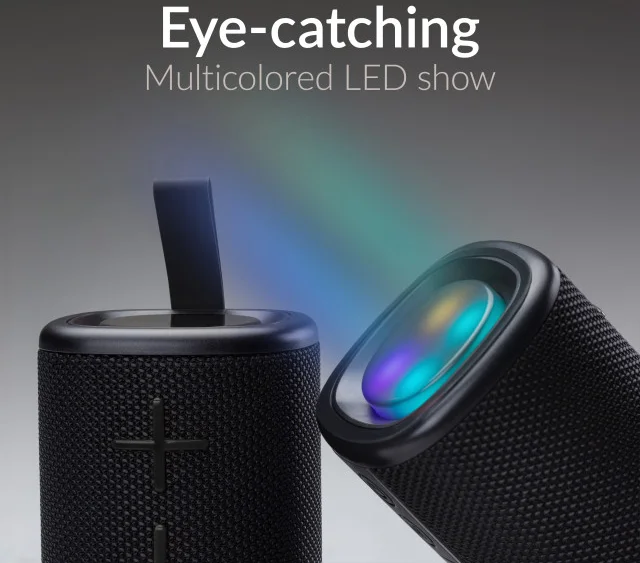 Mobilize 2-in-1 True Wireless Stereo Speaker Bluetooth 5.3 Zwart afbeelding 5