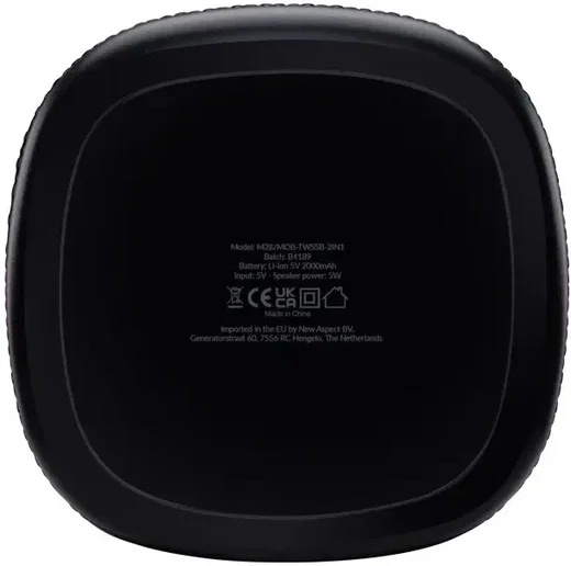 Mobilize 2-in-1 True Wireless Stereo Speaker Bluetooth 5.3 Zwart afbeelding 8