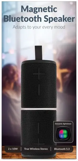 Mobilize 2-in-1 True Wireless Stereo Speaker Bluetooth 5.3 Zwart afbeelding 9
