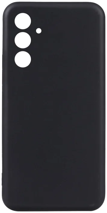 Samsung Galaxy M55 Hoesje Dun TPU Back Cover Zwart afbeelding 2
