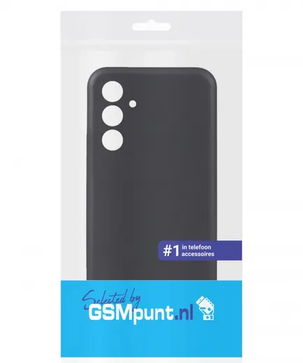 Samsung Galaxy M55 Hoesje Dun TPU Back Cover Zwart afbeelding 8