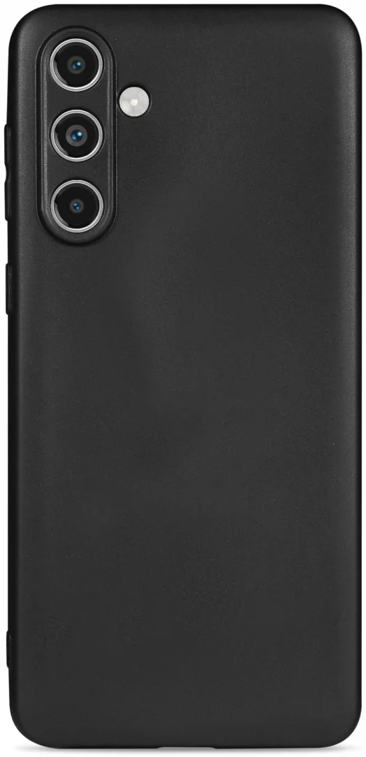 Samsung Galaxy M55 Hoesje Dun TPU Back Cover Zwart afbeelding 3