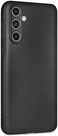 Samsung Galaxy M55 Hoesje Dun TPU Back Cover Zwart afbeelding 4
