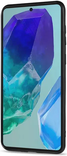 Samsung Galaxy M55 Hoesje Dun TPU Back Cover Zwart afbeelding 6