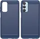 Samsung Galaxy M55 Hoesje Geborsteld TPU Flexibele Back Cover Blauw afbeelding 2
