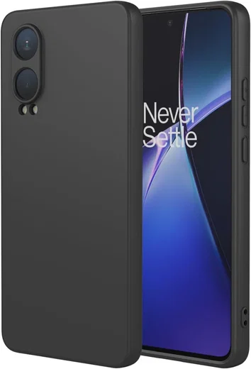 OnePlus Nord CE 4 Lite Hoesje Dun TPU Back Cover Zwart afbeelding 1