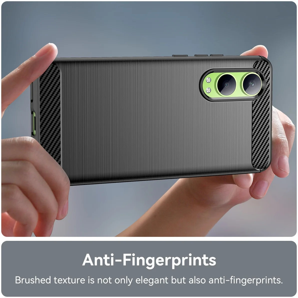 OnePlus Nord CE 4 Lite Hoesje Geborsteld TPU Flexibele Back Cover Zwart afbeelding 2