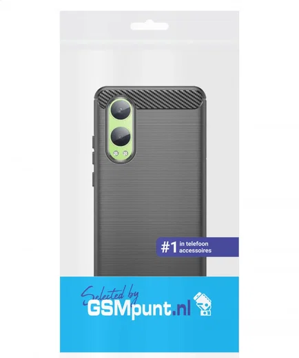 OnePlus Nord CE 4 Lite Hoesje Geborsteld TPU Flexibele Back Cover Zwart afbeelding 9