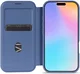 Apple iPhone 16 Hoesje met MagSafe Book Case Transparant / Blauw afbeelding 8