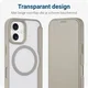 Apple iPhone 16 Hoesje met MagSafe Book Case Transparant / Beige afbeelding 2