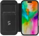 Apple iPhone 16 Pro Hoesje met MagSafe Book Case Transparant / Zwart afbeelding 9