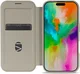 Apple iPhone 16 Pro Hoesje met MagSafe Book Case Transparant / Beige afbeelding 9