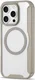 Apple iPhone 16 Pro Hoesje met MagSafe Book Case Transparant / Beige afbeelding 11