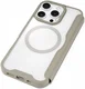 Apple iPhone 16 Pro Hoesje met MagSafe Book Case Transparant / Beige afbeelding 12