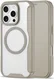 Apple iPhone 16 Pro Hoesje met MagSafe Book Case Transparant / Beige afbeelding 1