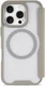 Apple iPhone 16 Pro Hoesje met MagSafe Book Case Transparant / Beige afbeelding 8