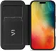 Apple iPhone 16 Plus Hoesje met MagSafe Book Case Transparant / Zwart afbeelding 3