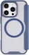 Apple iPhone 16 Pro Max Hoesje met MagSafe Book Case Transparant / Blauw afbeelding 2