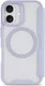 Apple iPhone 16 Hoesje met MagSafe Book Case Transparant / Paars afbeelding 6