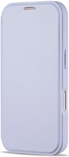 Apple iPhone 16 Hoesje met MagSafe Book Case Transparant / Paars afbeelding 11