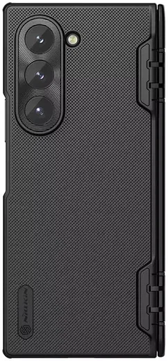 Nillkin Super Frosted Shield Samsung Galaxy Z Fold 6 Hoesje Back Cover Zwart afbeelding 2