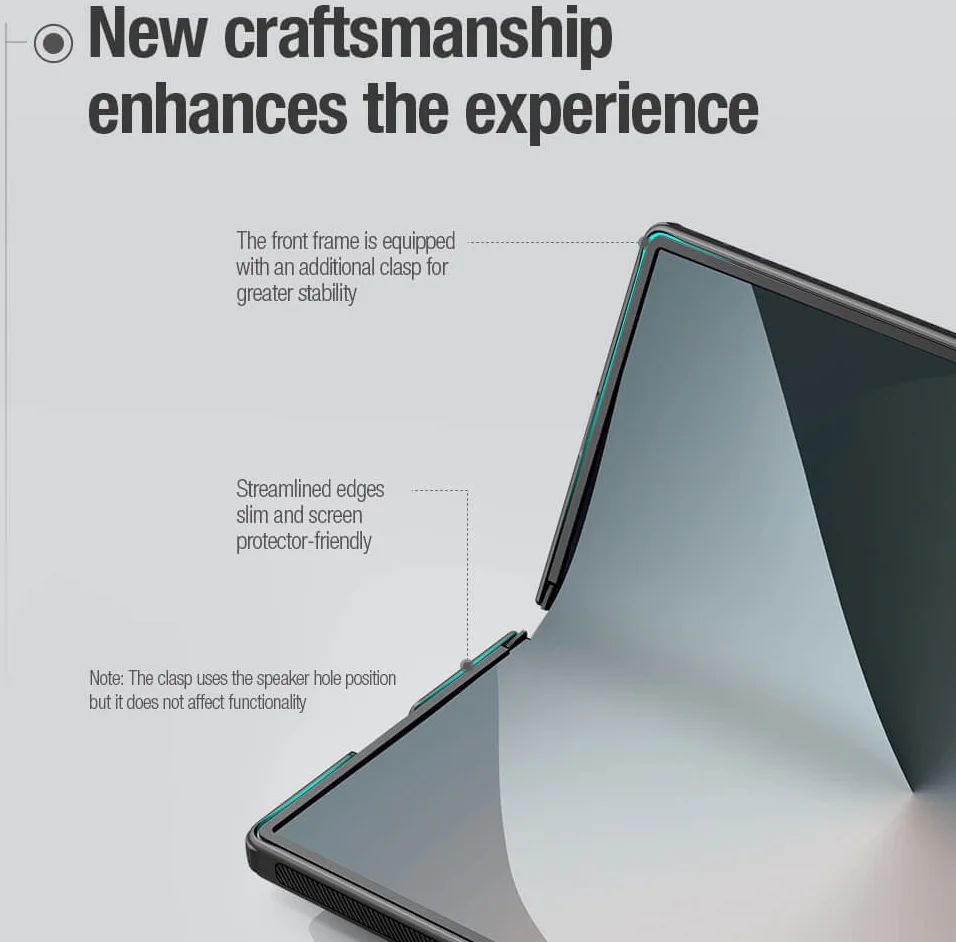 Nillkin Super Frosted Shield Samsung Galaxy Z Fold 6 Hoesje Back Cover Zwart afbeelding 6