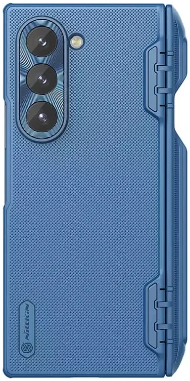 Nillkin Super Frosted Shield Samsung Galaxy Z Fold 6 Hoesje Back Cover Blauw afbeelding 2