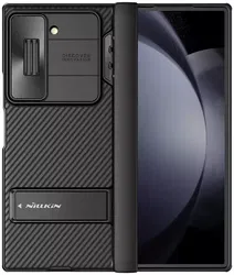 Nillkin CamShield Samsung Galaxy Z Fold 6 Hoesje met Kickstand Zwart afbeelding
