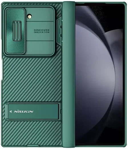 Nillkin CamShield Samsung Galaxy Z Fold 6 Hoesje met Kickstand Groen afbeelding 1