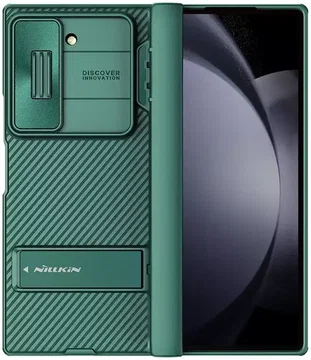 Nillkin CamShield Samsung Galaxy Z Fold 6 Hoesje met Kickstand Groen