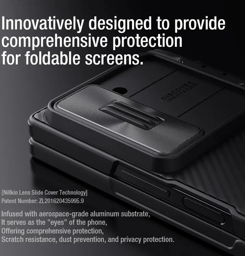 Nillkin CamShield Samsung Galaxy Z Fold 6 Hoesje met Kickstand Groen afbeelding 10