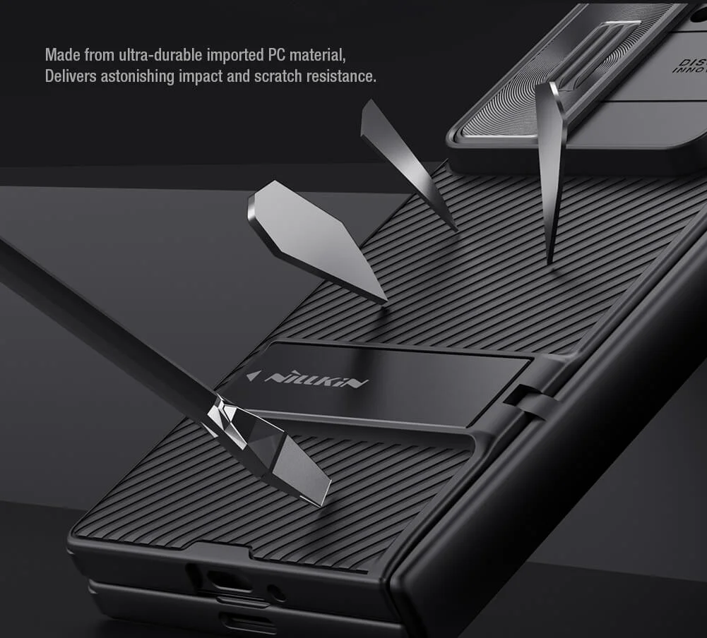 Nillkin CamShield Samsung Galaxy Z Fold 6 Hoesje met Kickstand Groen afbeelding 12